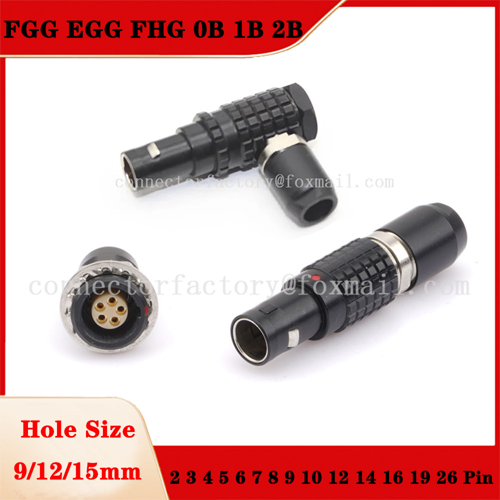 Push Fit Connector - Czarne FGG EGG FHG 0B 1B