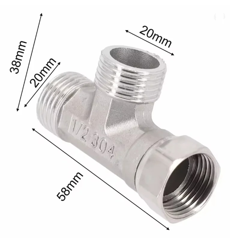 Adapter T ze stali nierdzewnej – Shower Valve Cartridge recenzja i cena